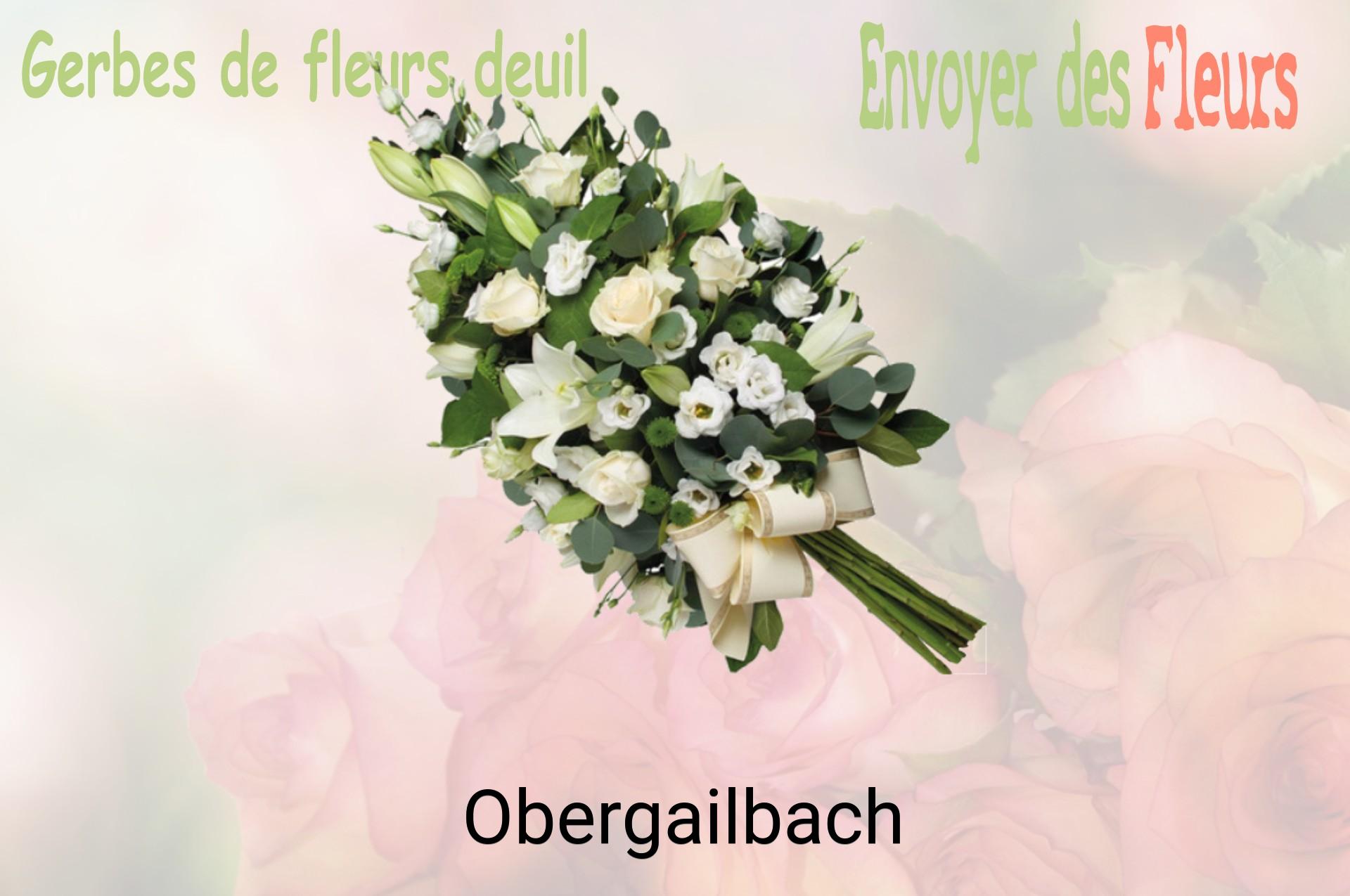 Gerbe de fleurs de deuil livrée à Obergailbach